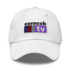 Ich denke, Sie sollten Hut verlassen | Tim Robinson Corncob TV | Bestickte Mütze | Lustige TV-Show Merch | Sarg Flop Corncob TV | Unisex Kappe