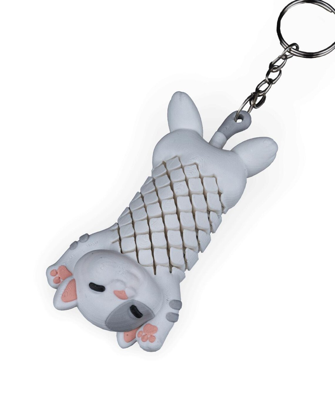 Mesh Keychain Mesh Buddies Keychain - 3D Printed Animal Keyring - Personalized PLA ...