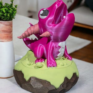 Steamy Dragon Hatchling – Articulated 3D Printed Baby Dragon in Steampunk Style | Collectible Fantasy Desk Toy