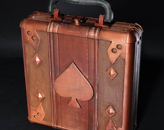 3D Printed Casino Suitcase – PETG Poker Chip & Card Organizer