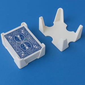 3D Printed Playing Card Deck Holder: Poker Size, Single/Double
