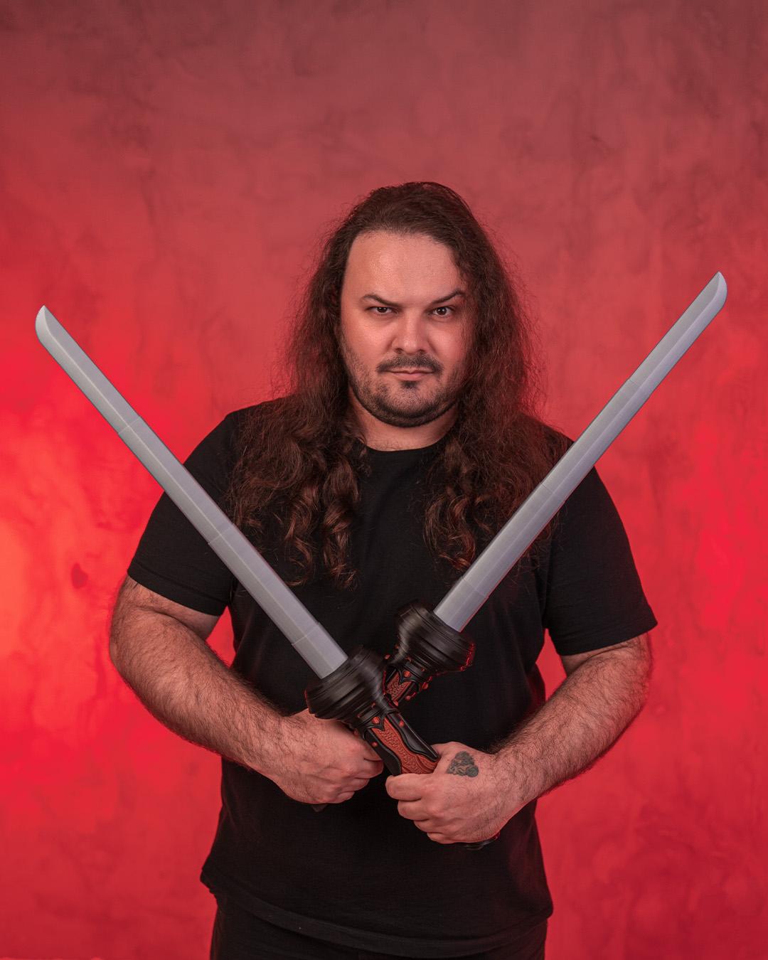 Twin Blades – 3D Printed Retractable Toy Swords for Cosplay (51 in)