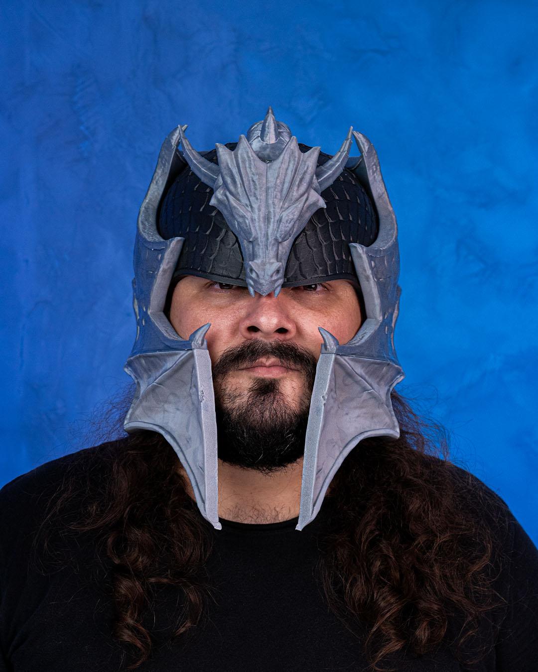 Dragonkeeper Knight Helmet – Fantasy Dragon Armor Cosplay Helmet – 3 Sizes (Small, Medium, Large)
