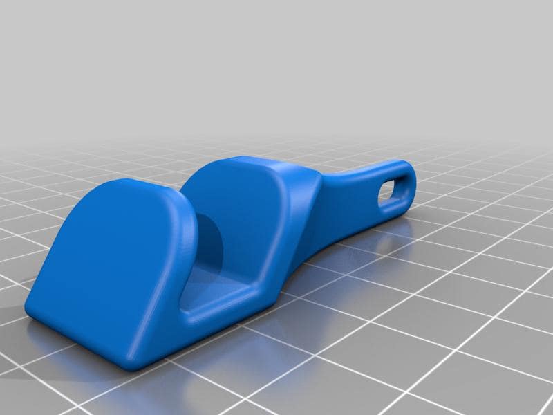 Phone Stand and Keychain Holder, Portable Phone Mount, 3D Printed