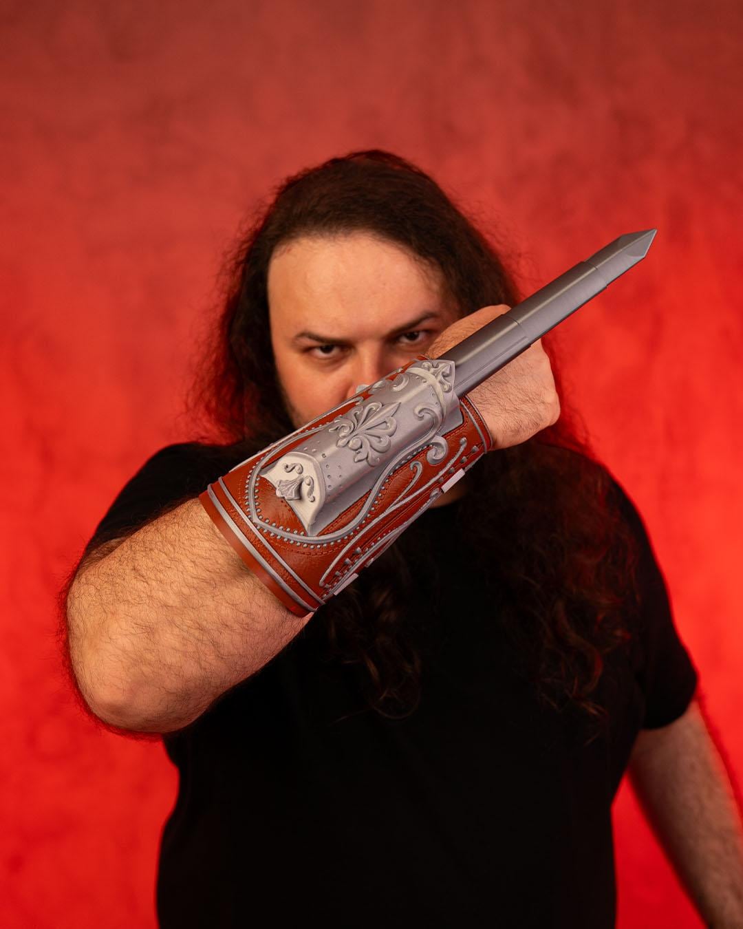 3D Printed Stealth Blade – Cosplay Sword Prop, Adult Collectible