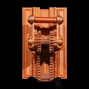 3D-Printed Steampunk Light Switch Cover: Industrial Gear Toggle Plate
