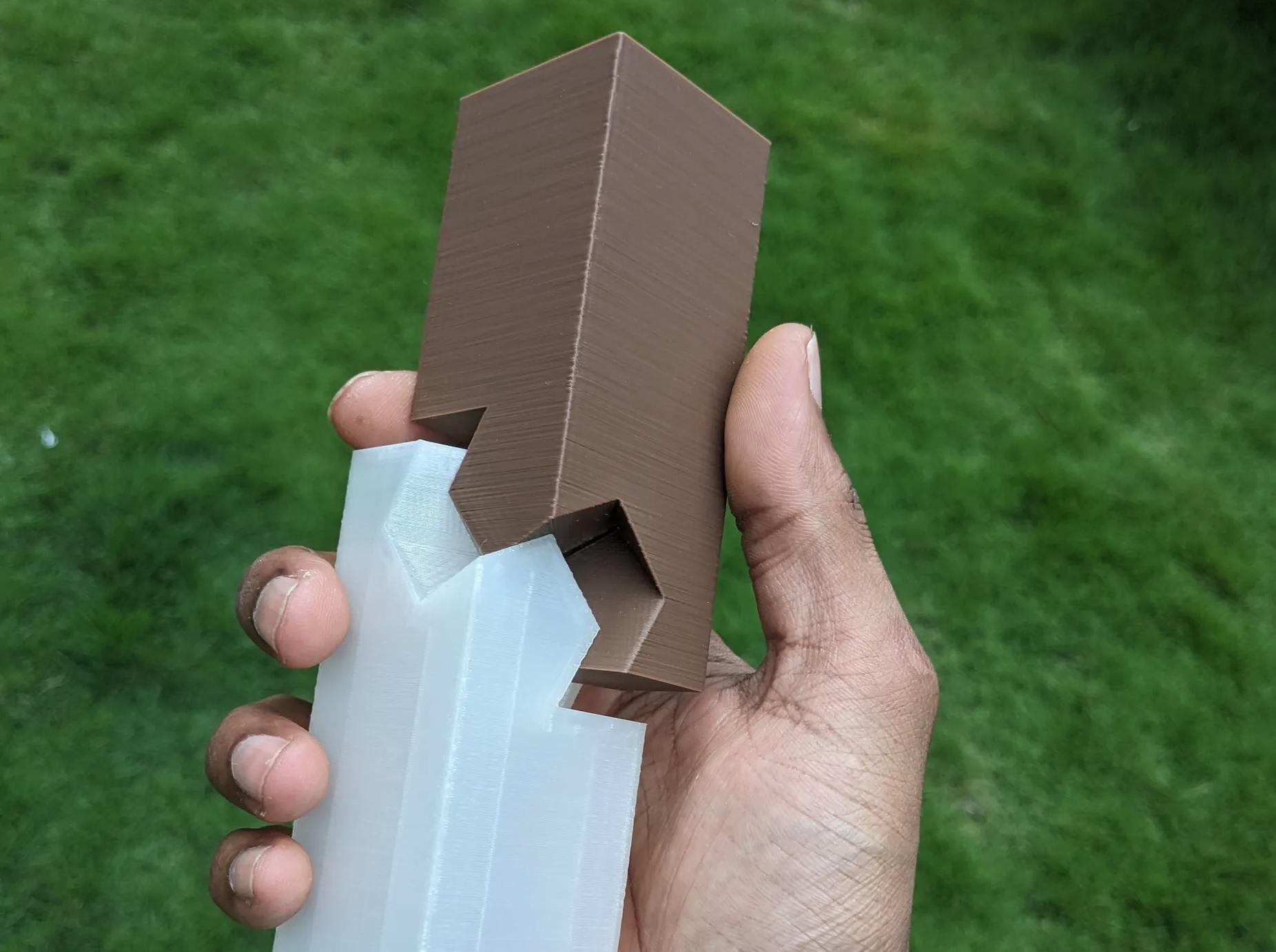 3D Printed Kawai Tsugite Bricks, Japanese Wood Joint