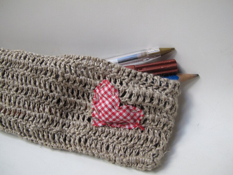 Rustic vegan pencil case image 2