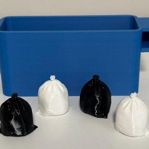 Squishy Toy Trash Bags for Garbage Truck (Set of 4)