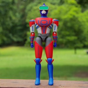 Handmade Highbeam Articulated Action Figure from Trash Truck