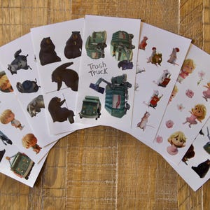 Trash Truck Stickers from Netflix Show