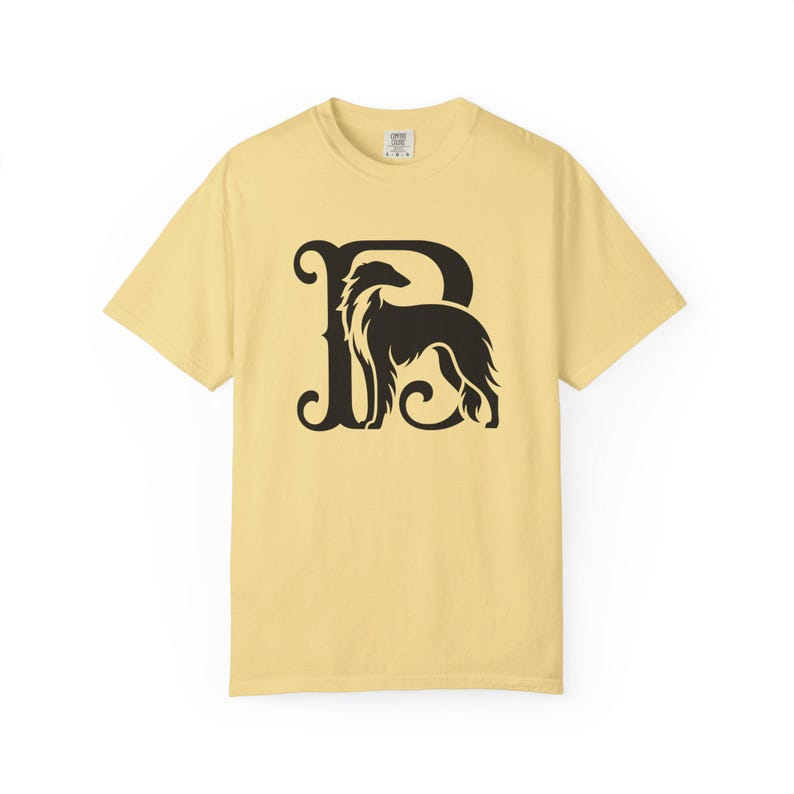 Borzoi Shirt, Sighthound Shirt, Elegant Dog Shirt, Borzoi Gift, Minimalist Dog Tee, Graceful Dog Art, Borzoi Lover Shirt Butter