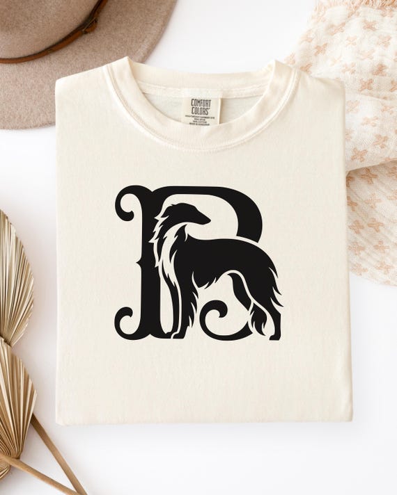 Borzoi Shirt, Sighthound Shirt, Elegant Dog Shirt, Borzoi Gift, Minimalist Dog Tee, Graceful Dog Art, Borzoi Lover Shirt