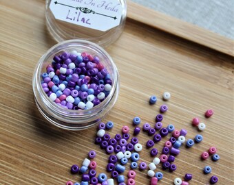 Seed Bead Mix - Lilac - 12/0