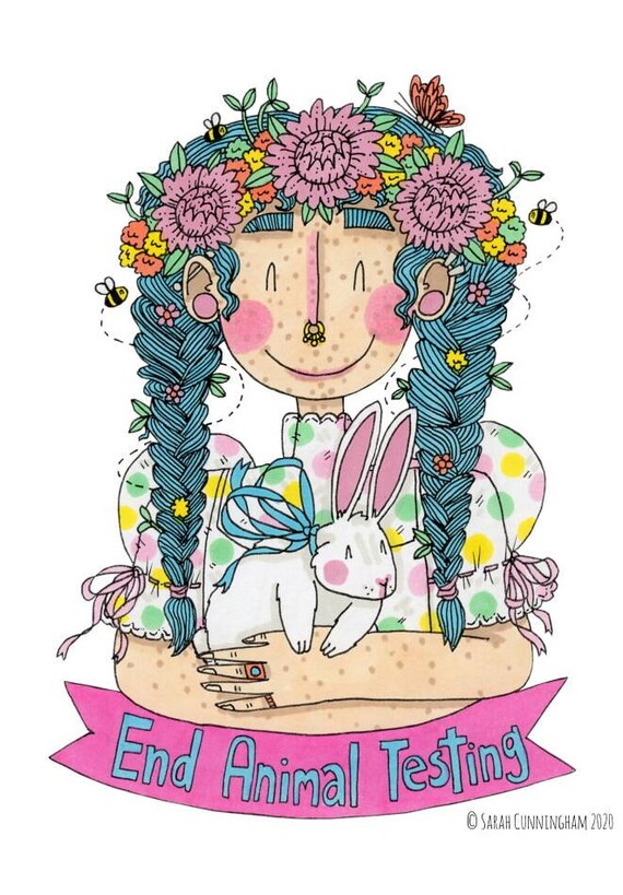 End Animal Testing A4 Print - Etsy End Animal Testing A4 Print - Etsy