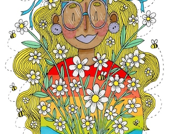 Sé amable contigo mismo, impresión A4