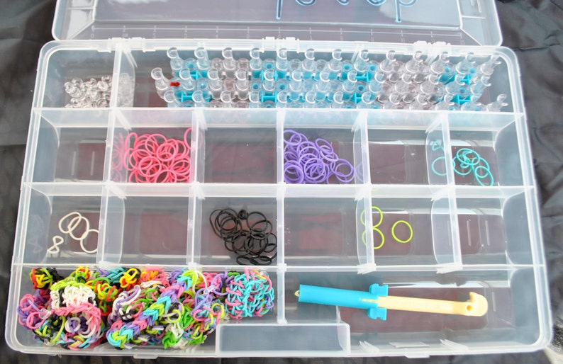Personalized Rainbow Loom Storage Organizer Box Etsy