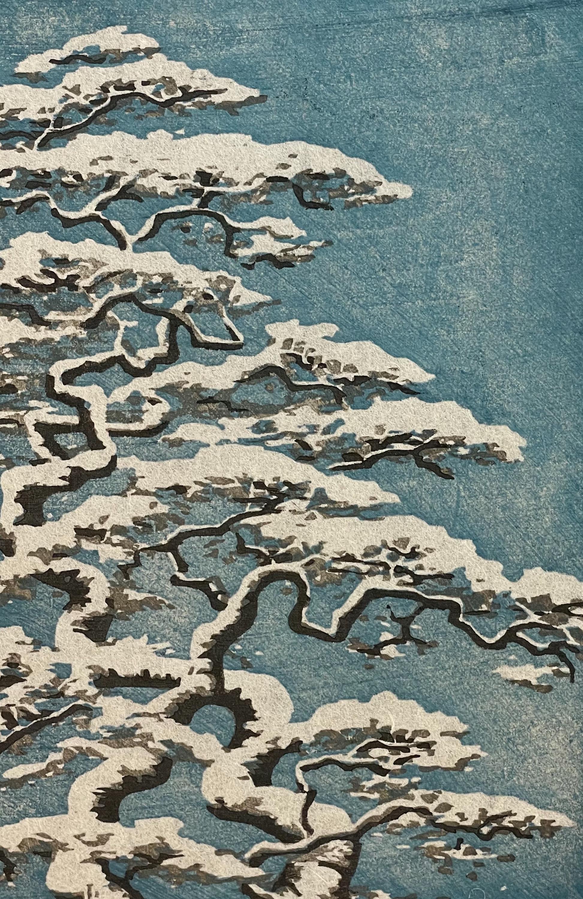 ▼巻白　木版画　限定　まきはく　tree　木製フレーム　絵画　アート Tree Woodblock Print - Etsy