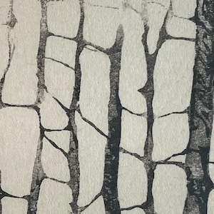 Original Woodblock Print Forest No. 23 Limited Edition Hand Pulled Moku Hanga Fine Art Print