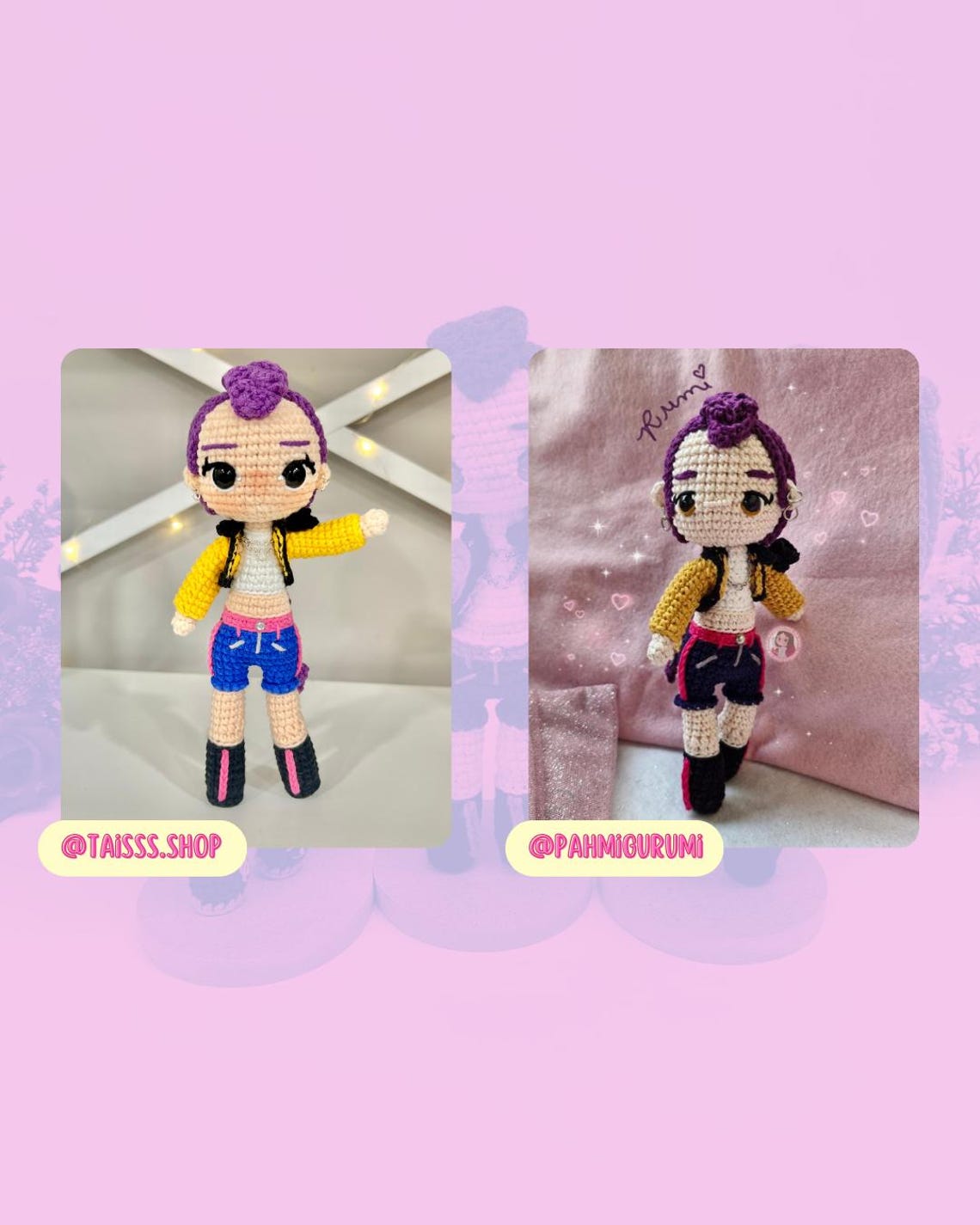 Mini Rumi Mini Rumi - Kpop Demon Hunters (crochet PDF Pattern) - Etsy