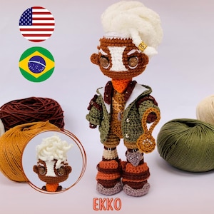 Ekko - Arcane (crochet PDF pattern)