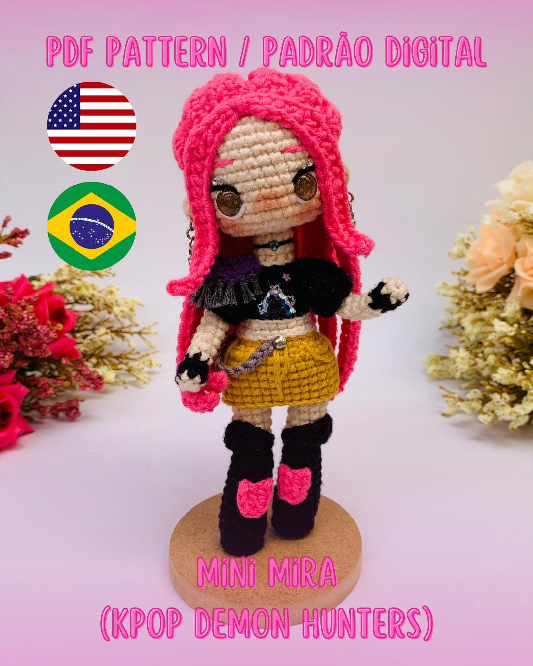 Mini Mira - Kpop Demon Hunters (crochet PDF Pattern) - Etsy