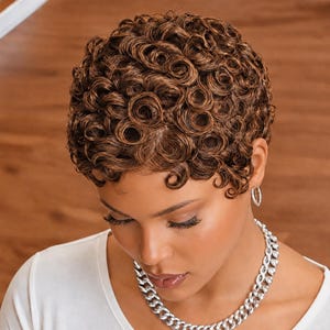 4inch Glueless Hazel Human Hair Wig: Pixie/kiki Cut