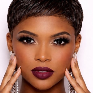 2inch Glueless Black Human Hair Wig: Pixie/kiki Cut