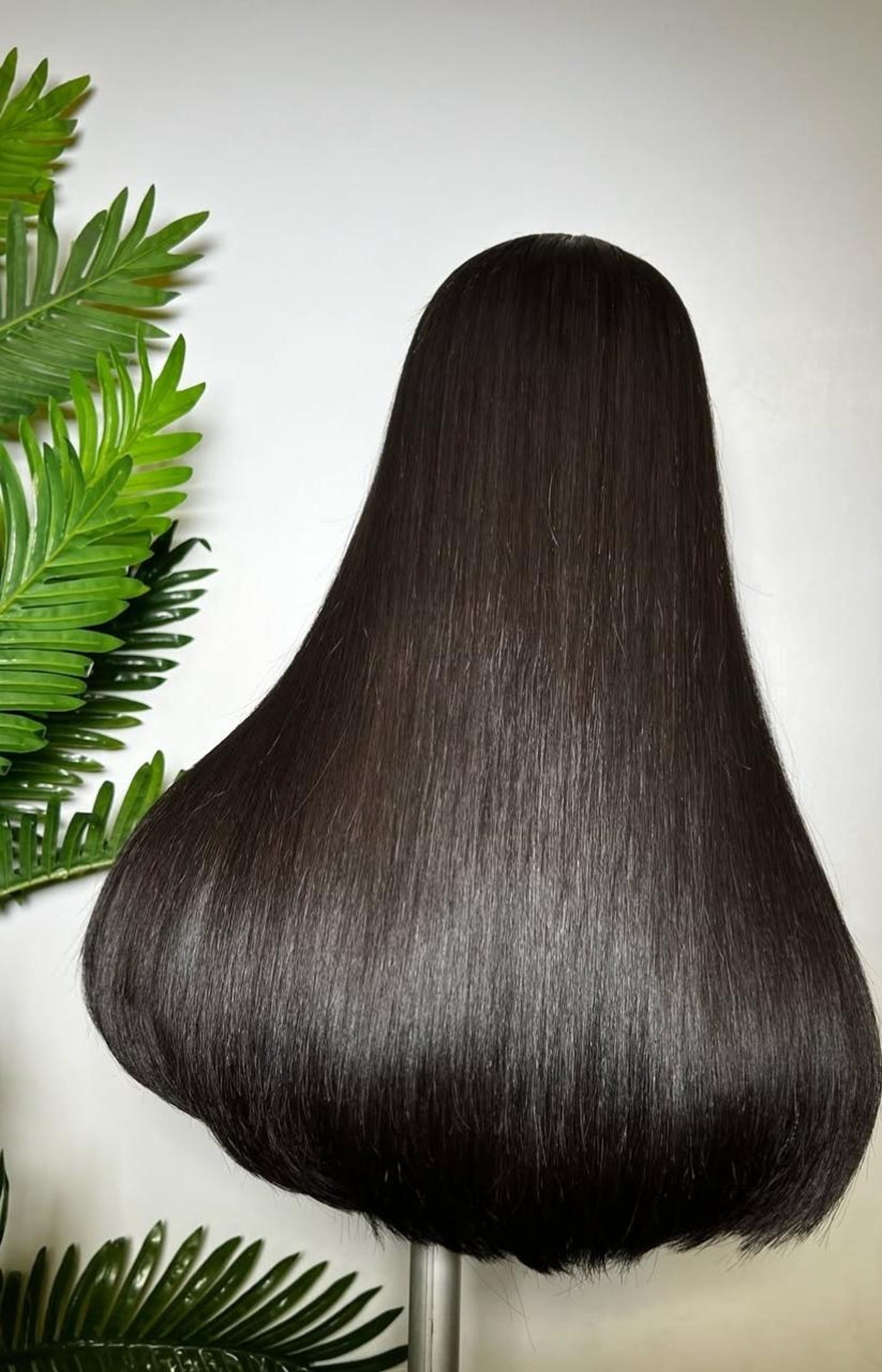 18inch Bone Straight Human Hair With 5*5 HD Prebleached and Preplucked ...