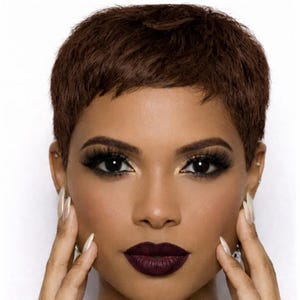 3-Zoll-Hazel Yaki Echthaar-Perücke: Pixie / Kiki Cut