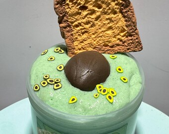 Skye’s Buttery Avocado Toast Slime: Scented Sensory Toy (8oz)