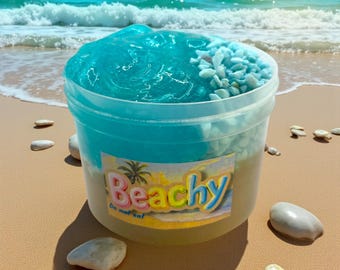 Beachy slime by skye blakely slimes. Featuring 8oz