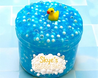 Skye Bubble Bath Crunchy Scented Slime. Featuring 8oz.
