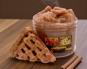 Apple Pie Scented Slime | Glossy Butter Texture, Fall Theme (8oz)