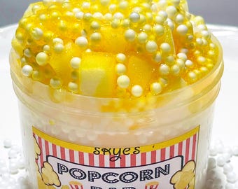 Skyes Popcorn Slime: Butter Scented Movie Night Slime (8oz)