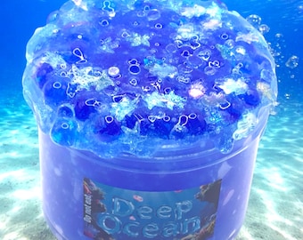 Dive into Deep Ocean Slime! By skye blakely slimes Featuring 8oz.