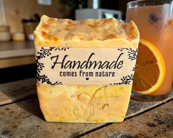 Artisan Orange Thai tea and lavender bar soaps had made by VSDesigns.  4oz