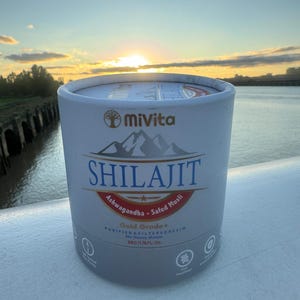 This Is MiVita Shilajit inBordeaux France enjoying a beautiful sunset after touring wineries all day. Great day! Living its best life
