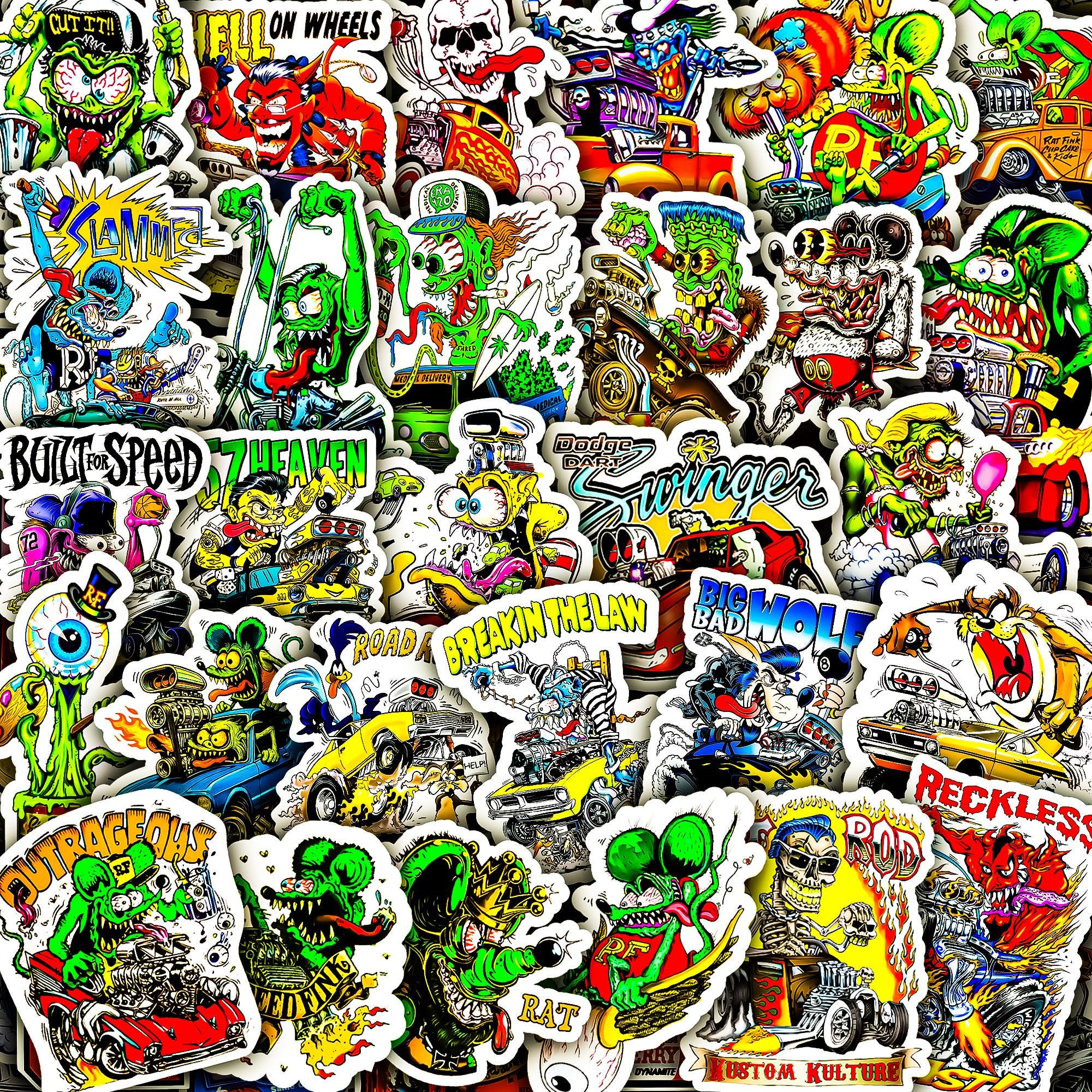 ビンテージ　アイアンクロス　スカル　ワッペン　エド・ロス　hot rod Ed roth rat fink - Etsy 日本