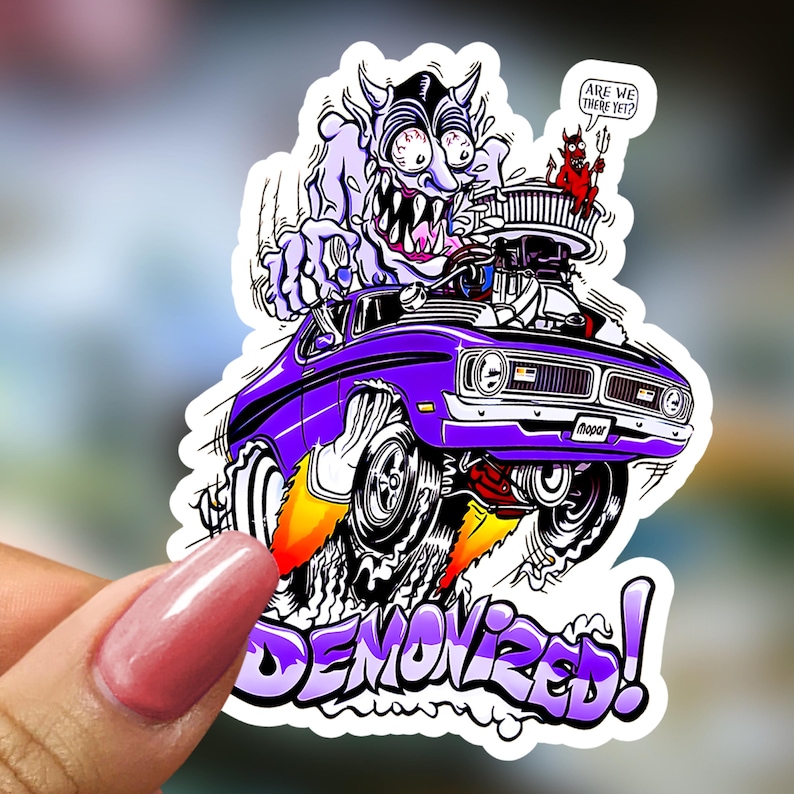 Rat Fink Waterproof Vinyl Decals, Ed Roth Hot Rod Stickers (40pcs) - Etsy
