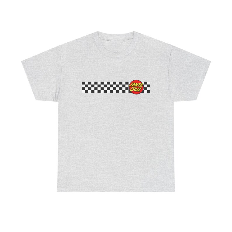 Camiseta de skate a cuadros / Camiseta de skate inspirada en Santa Cruz Camiseta urbana de skate Camiseta retro con gráfico de parque de skate Regalo unisex para skaters imagen 13