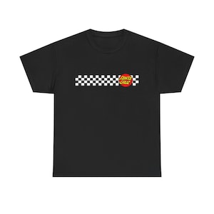Camiseta de skate a cuadros / Camiseta de skate inspirada en Santa Cruz Camiseta urbana de skate Camiseta retro con gráfico de parque de skate Regalo unisex para skaters imagen 14