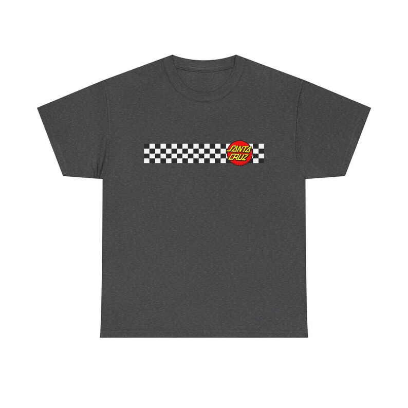 Camiseta de skate a cuadros / Camiseta de skate inspirada en Santa Cruz Camiseta urbana de skate Camiseta retro con gráfico de parque de skate Regalo unisex para skaters imagen 19