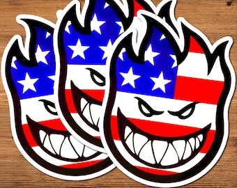 Spitfire 46328 Lot De 2 Autocollants En Vinyle 20 Cm