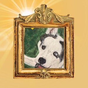 Portraits d'animaux peints à la main - Mini peintures expressionnistes personnalisées à l'acrylique ou à l'huile - Cadeaux personnalisés