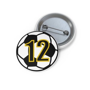 Voetbalspeld voetbalfan badge reversspeld cadeau sportliefhebber voetbalteam accessoires voetbalfan uitrusting voetbalspeler cadeau pin voetbal