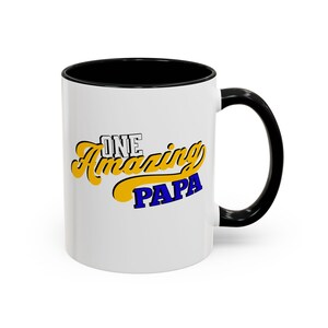 Coffee Mug Fathers Day Gift Papa Appreciation Cup Best Papa Present Birthday Mug for Papa Gift Mug One Amazing Papa Cup Fun Gift for Papa