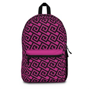 Geometric Pattern Backpack Carryon Travel Bag School Bookbag Knapsack School Supply Computer Bag Day Pack Gift for Hiker Carryall Gift Bag