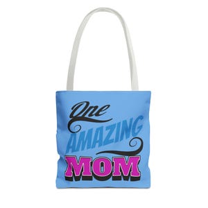 Mothers Day Gift Tote Bag Moms carryall bag tote for Mothers Day tote Gift for Mom Mothers Day present gift bag for mom positive message