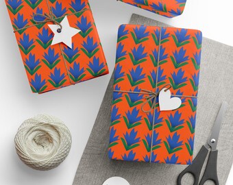 Wrapping Paper Colorful Floral Gift Wrap Floral Gift Wrap Roll Present Packaging Birthday Gift Wrap Holiday Gift Wrap Craft Supplies Floral